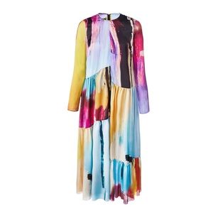 Marques Almeida Panelled Gathered Dress